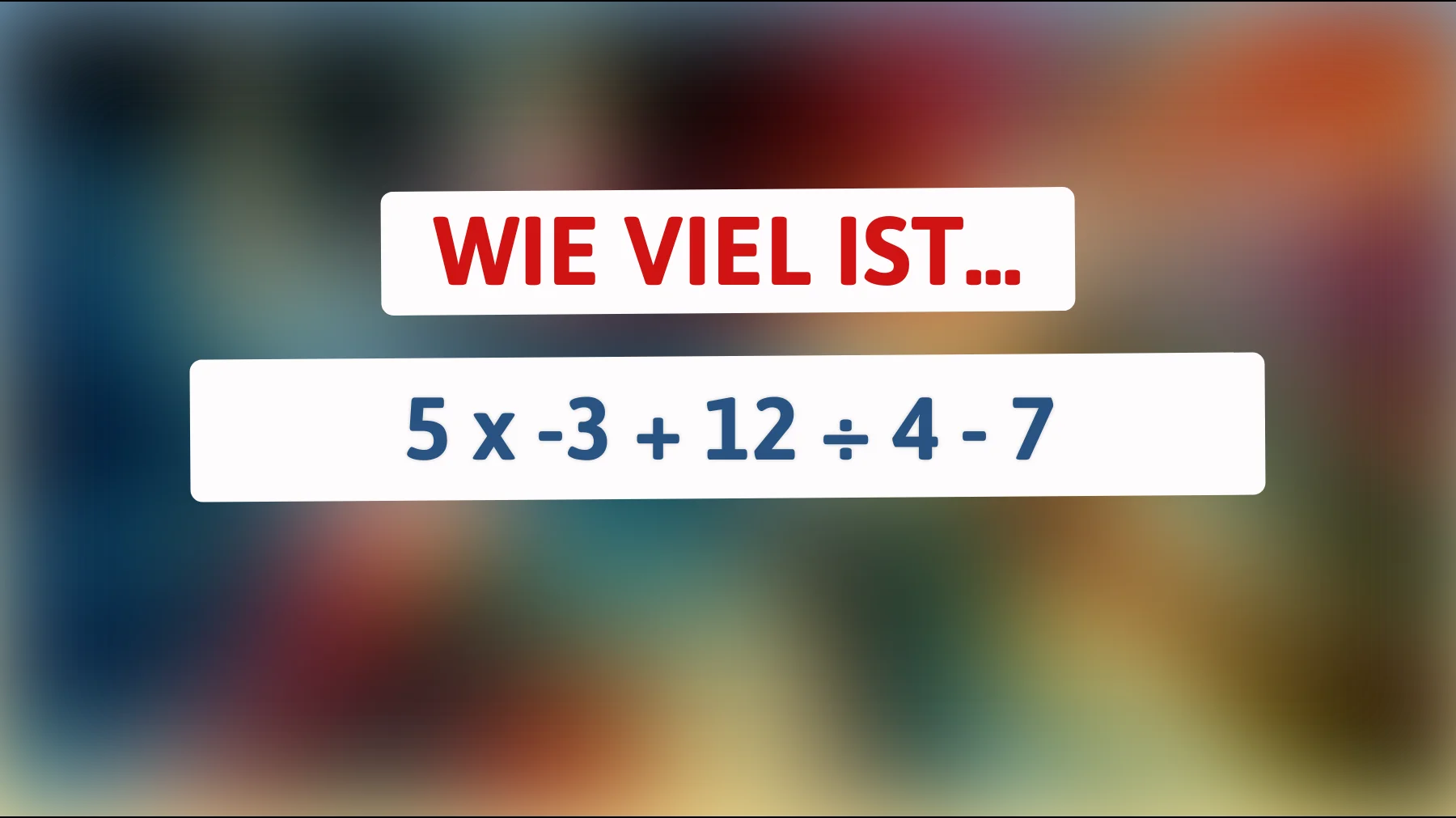 Bist du schlau genug, um dieses knifflige Mathe-Rätsel in Sekunden zu lösen? Fordere dein Gehirn heraus!"