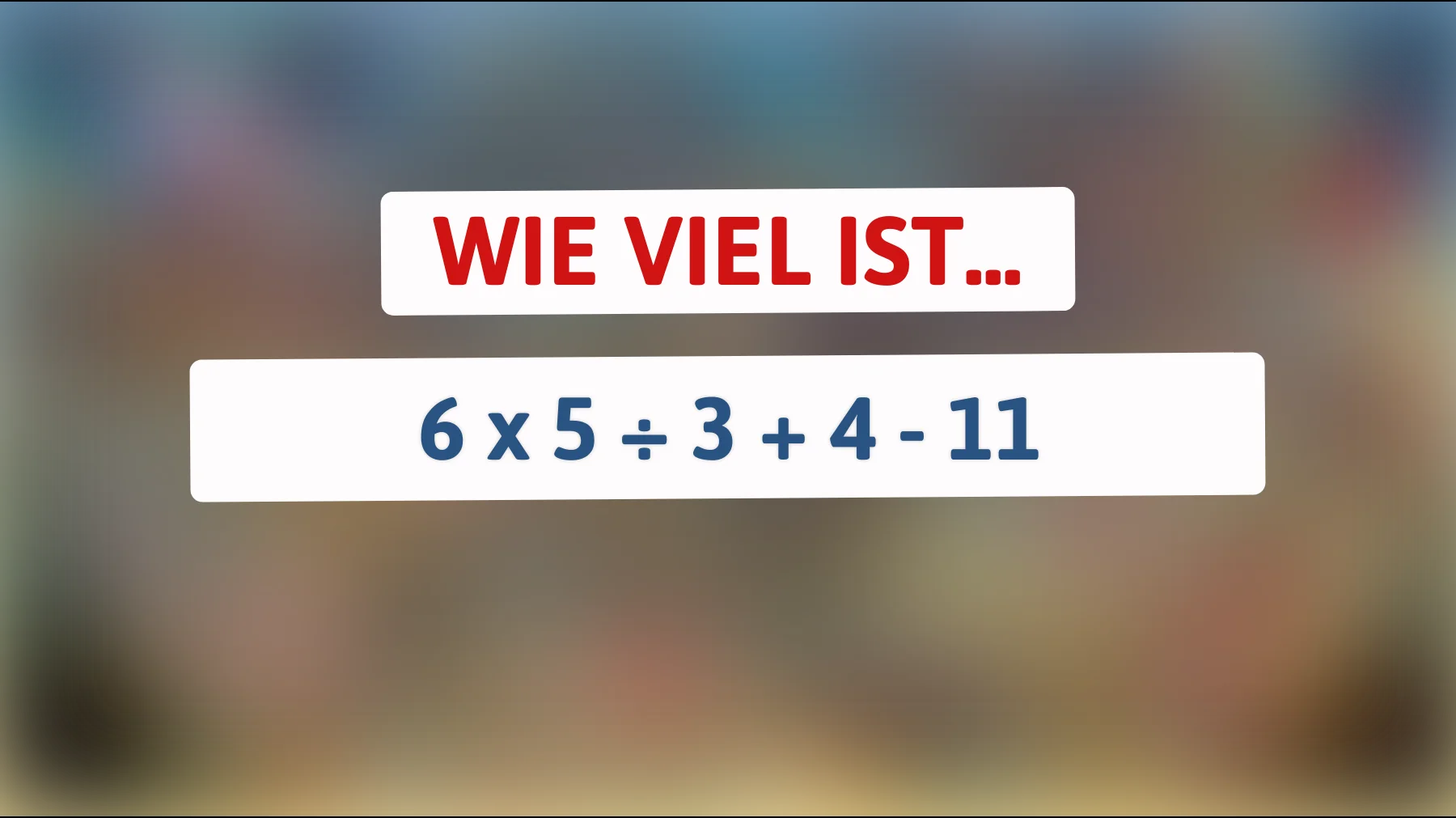 Nur 1% der Menschen kann dieses Rätsel lösen: Schaffst du es auch, auf die richtige Lösung zu kommen?"