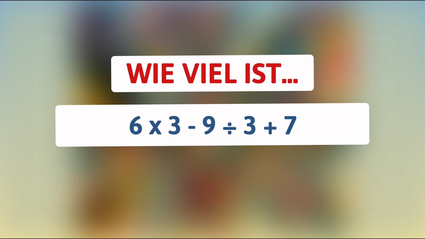 Nur 1% der Menschen knacken dieses mathematische Rätsel – gehörst du dazu?"