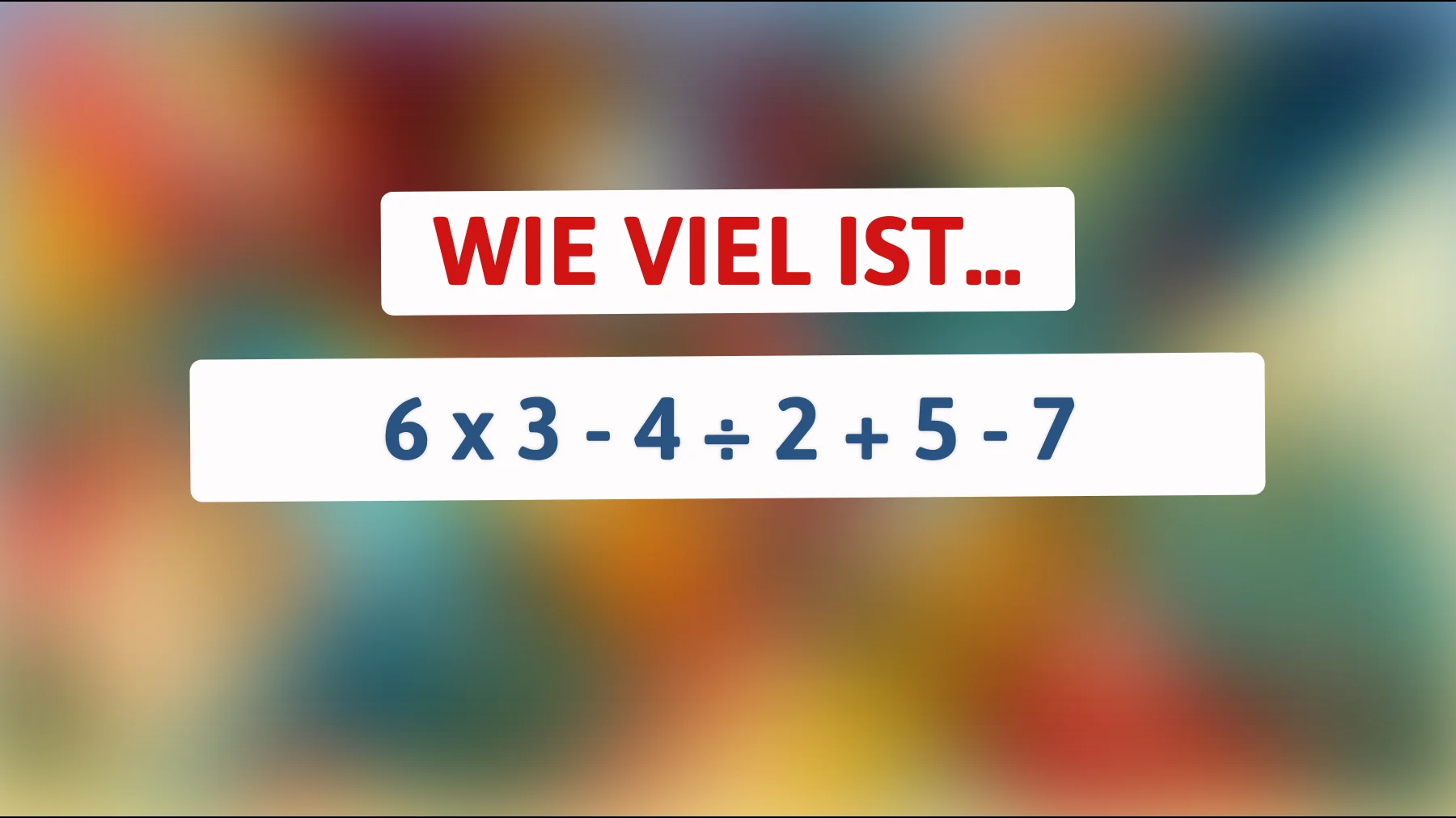 Nur die schlausten Köpfe können dieses mathematische Rätsel lösen – bist du einer von ihnen?"