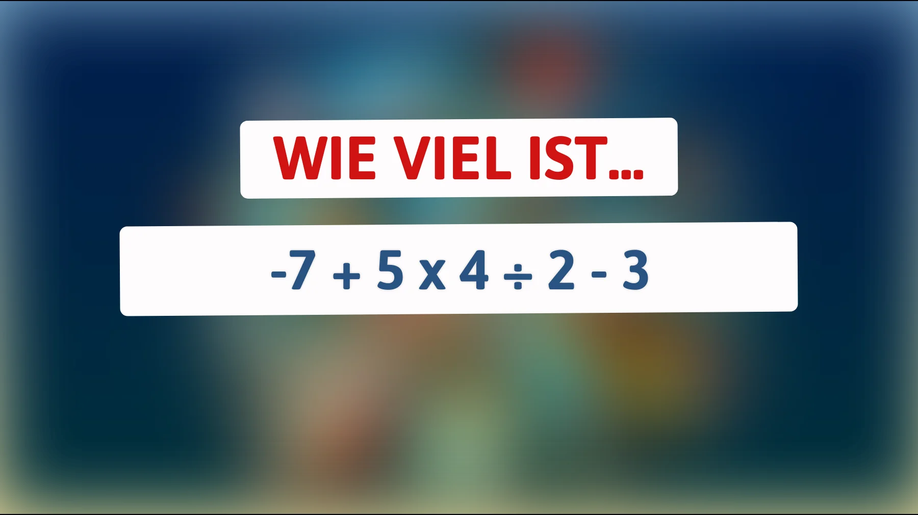 Nur für geniale Denker: Schaffst du es, diese mathematische Herausforderung zu lösen?"
