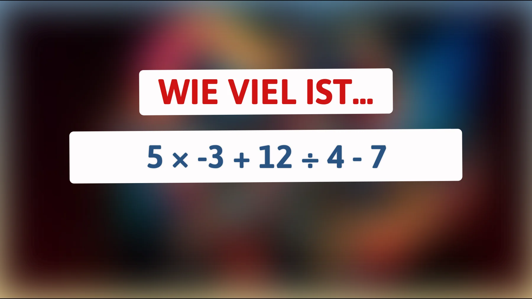 Nur für wahre Denksportler: Kannst du das Rätsel lösen, das die meisten scheitern lässt?"