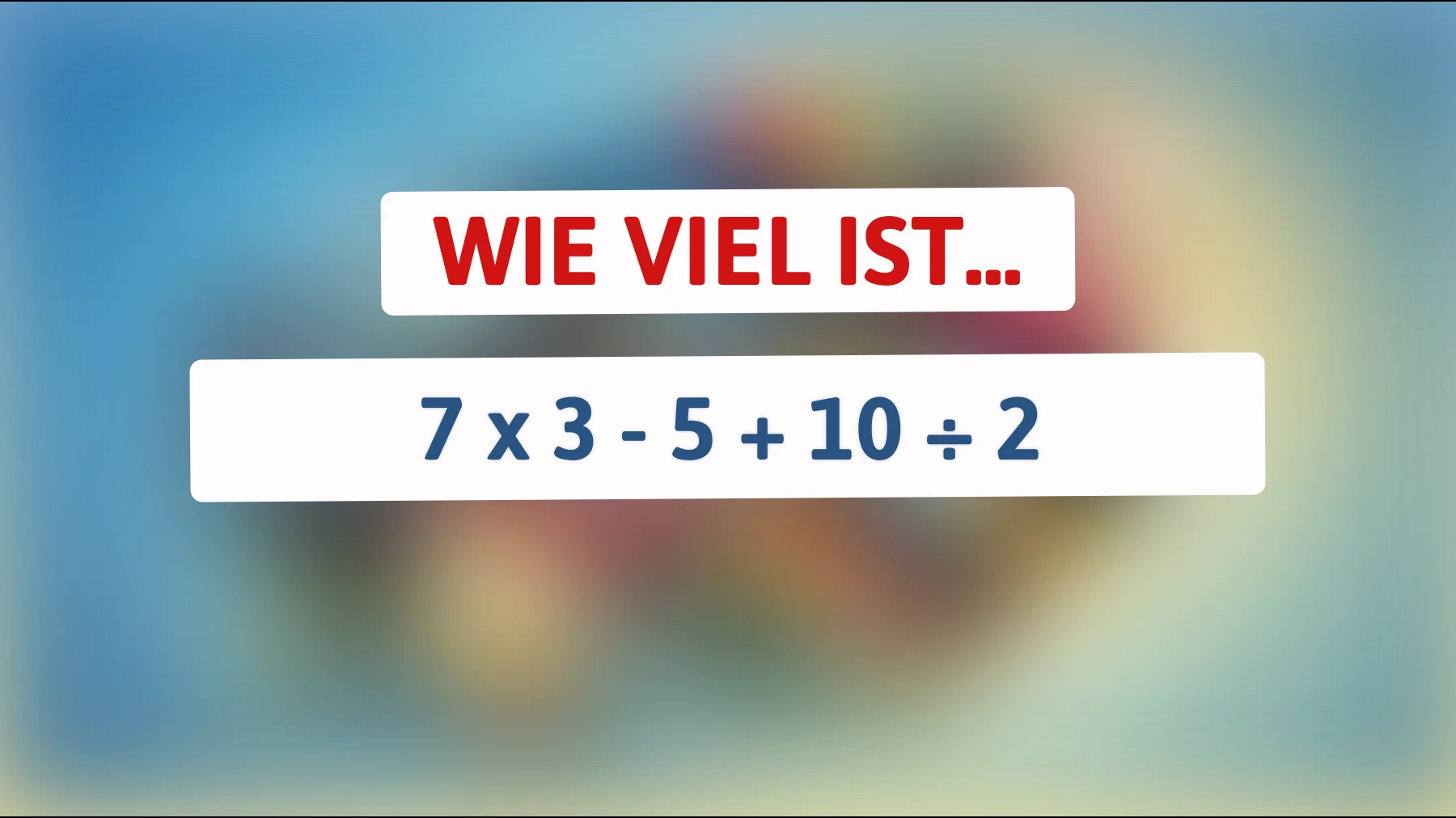 Nur wahre Genies können dieses mathematische Rätsel knacken: Schaffst du es?"