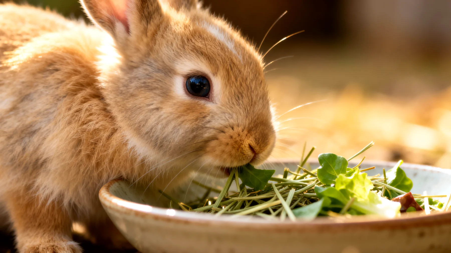 Kaninchenwelpen benötigen eine spezielle, altersgerechte Ernährung, die von der Ernährung erwachsener Kaninchen abweicht, um gesundes Wachstum und Entwicklung zu gewährleisten"