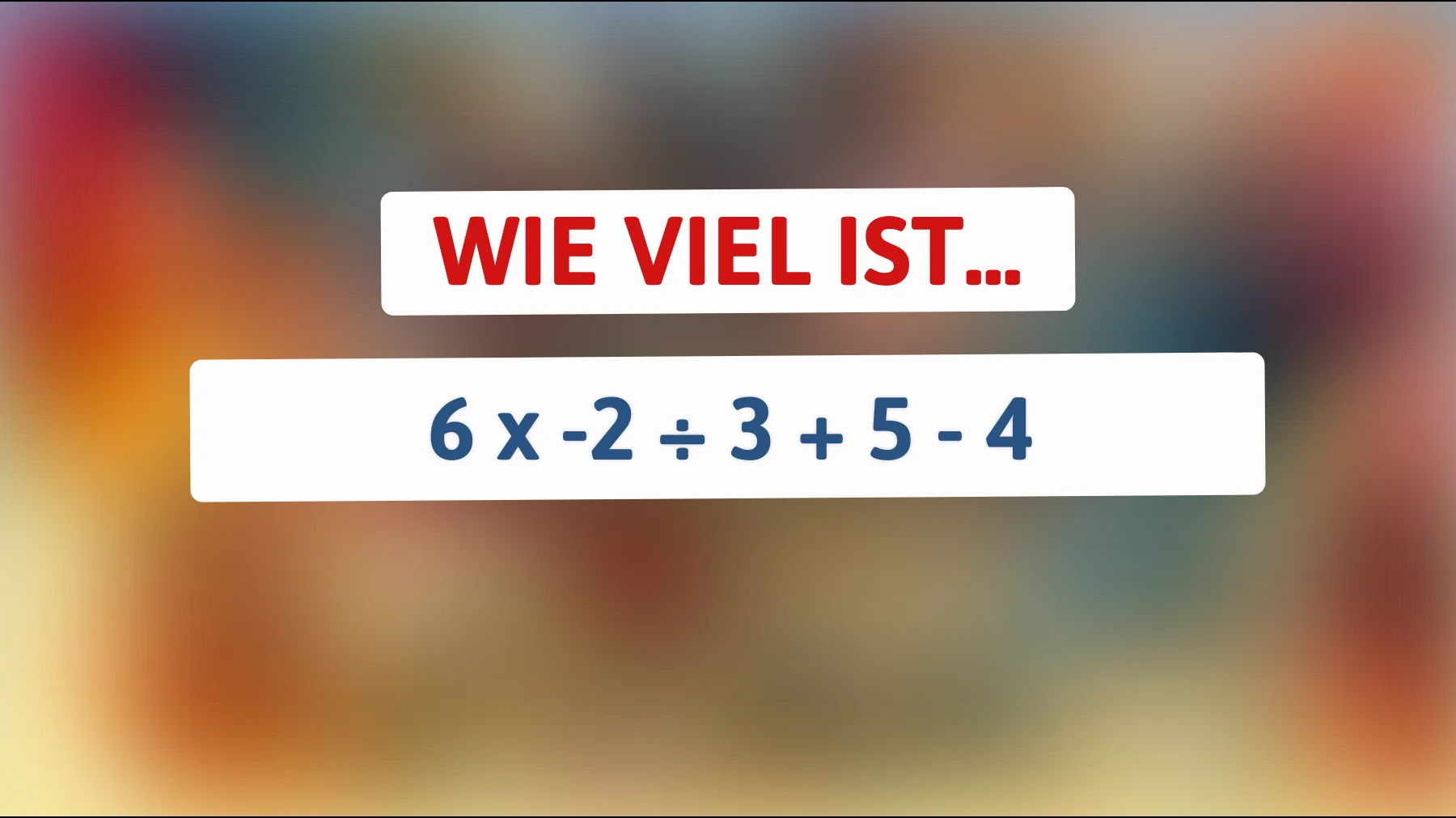 Nur Genies können dieses mathematische Rätsel im Handumdrehen lösen: Kannst du das Ergebnis der Herausforderung entdecken?"